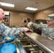 Command Chief Master Sgt. James Hotaling visits the 169th Fighter Wing