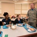 Command Chief Master Sgt. James Hotaling visits the 169th Fighter Wing
