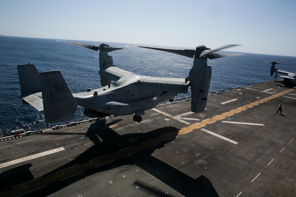 Ospreys depart for long-range raid