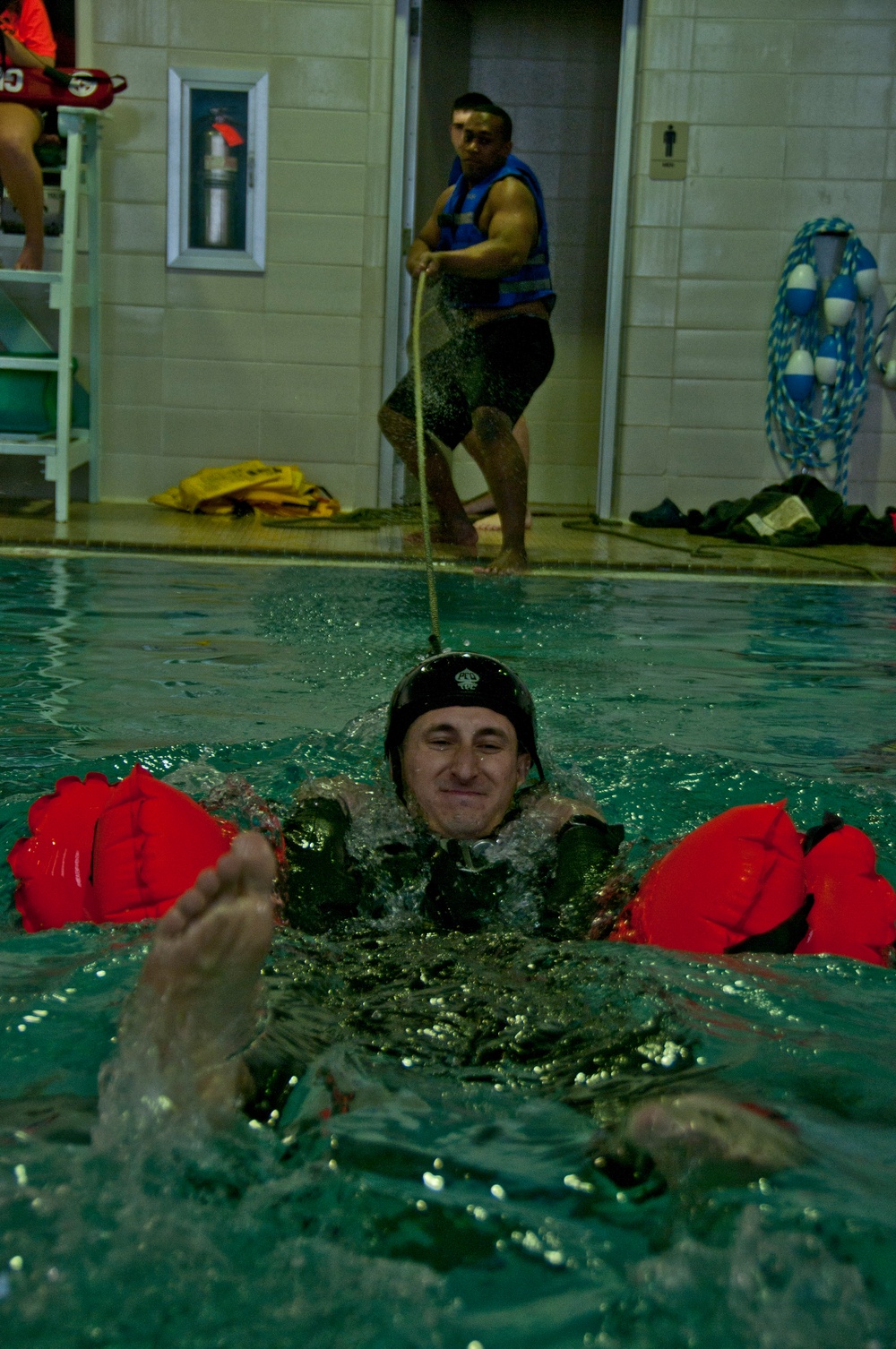 Civil Air Patrol performs water survival training with Air Guard