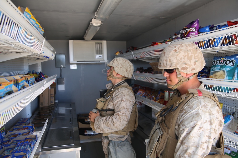 Combat Center Marines, sailors receive taste of mobile exchange