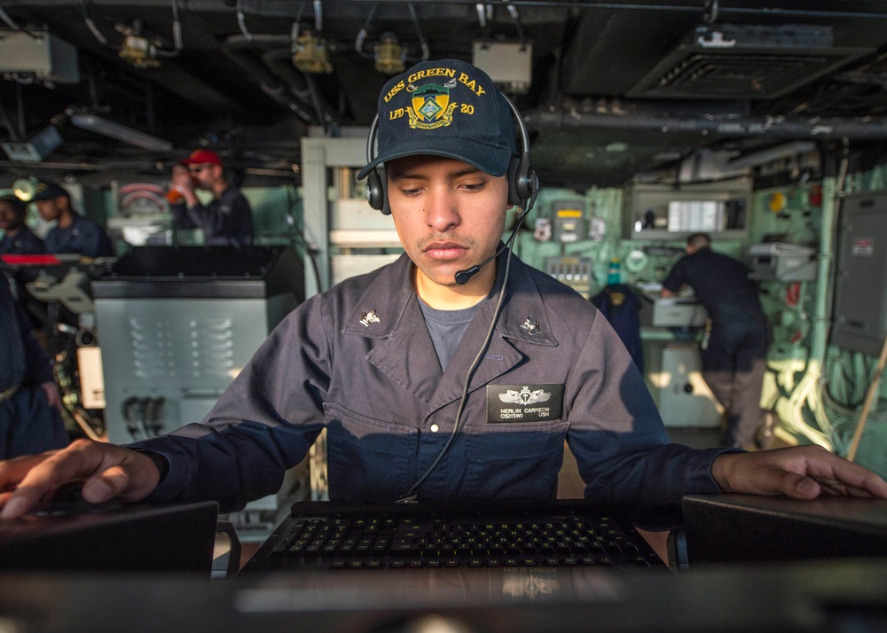 USS Green Bay operations