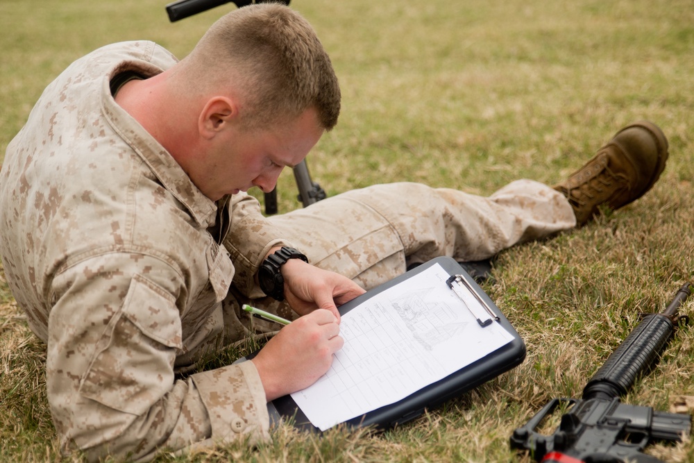 Marines go through sniper screening