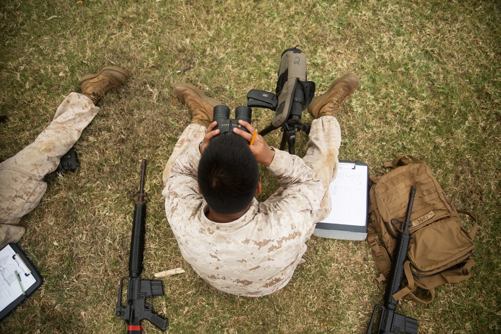 Marines go through sniper screening