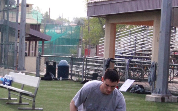 KATUSAs, Soldiers compete in softball