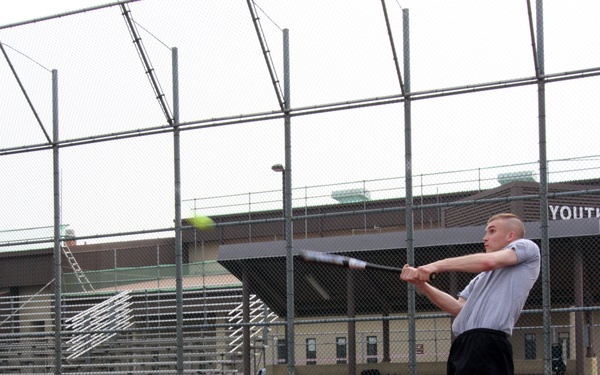 KATUSAs, Soldiers compete in softball
