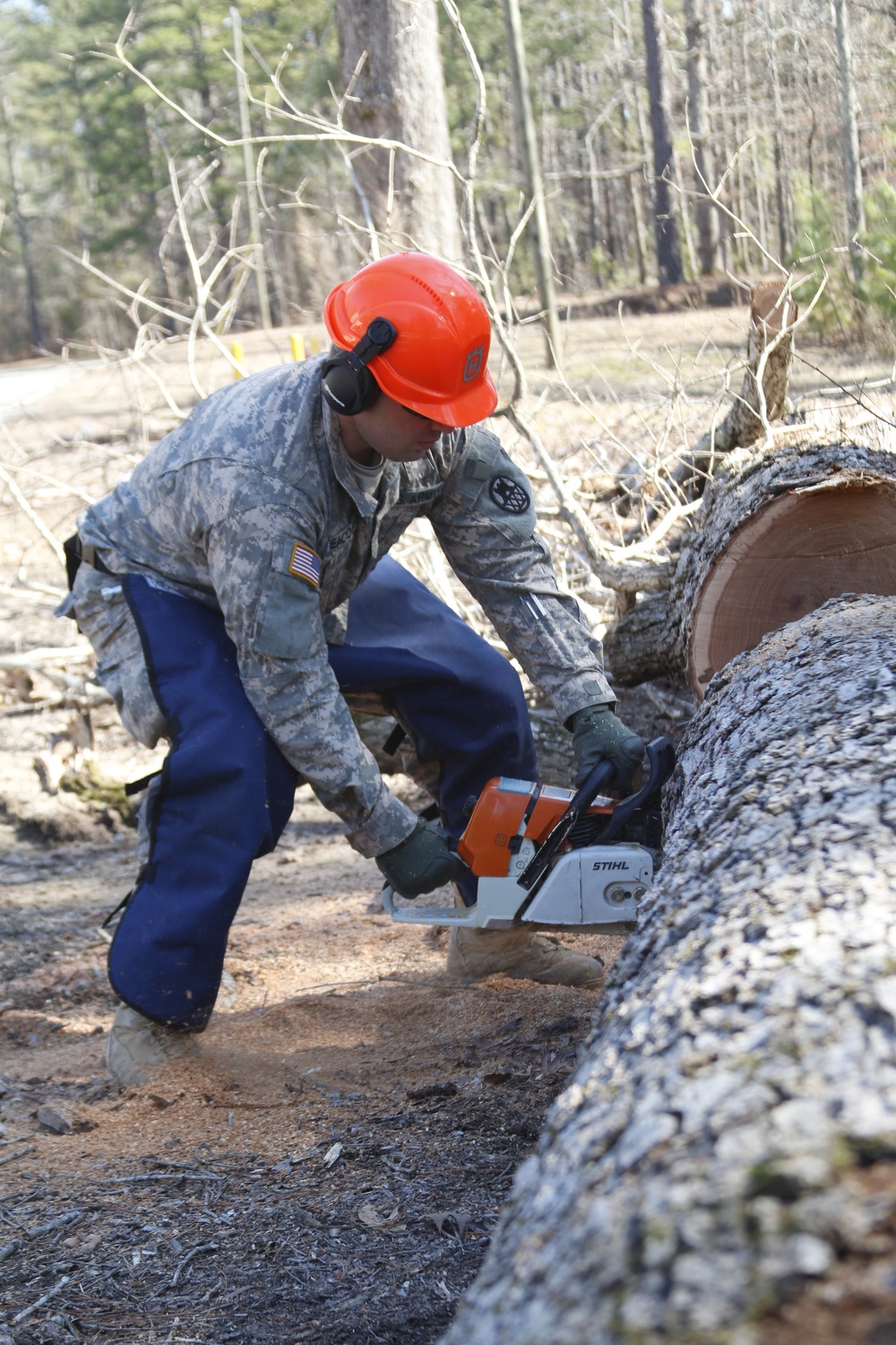 The 105th Engineer Battalion trains for state active duty