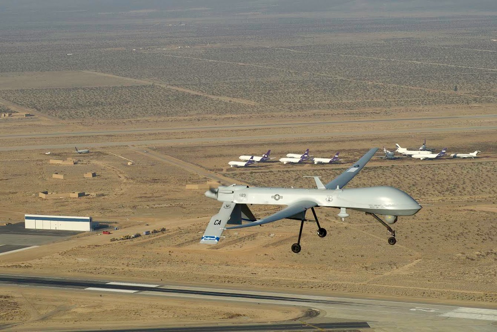 The Cal Guard’s MQ-1 Predators are handed back for the last time after a series of firsts