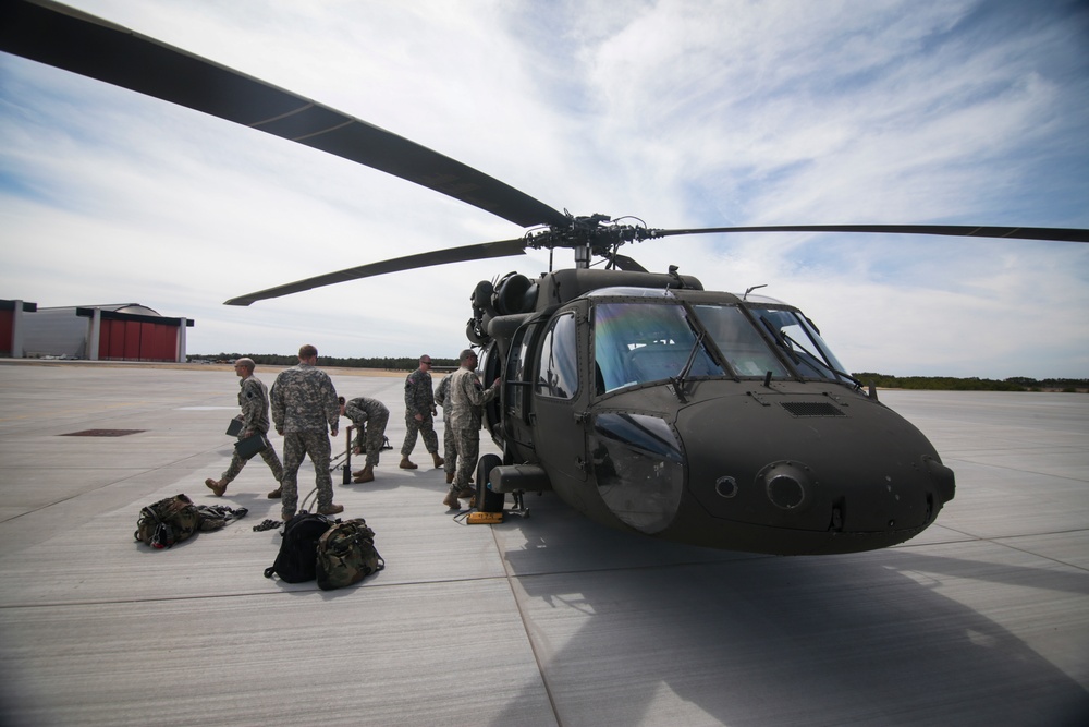 NJ Army Guard aerial gunnery training