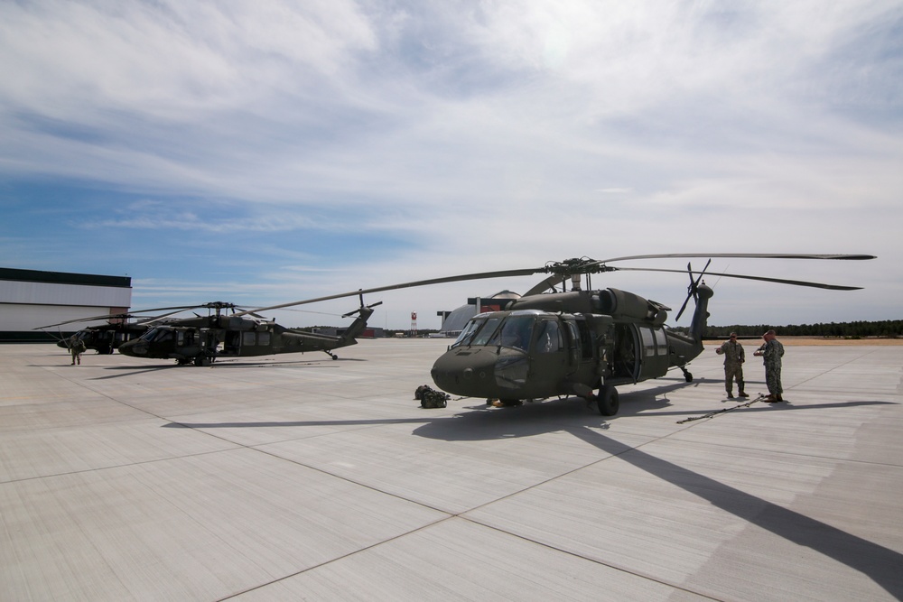 NJ Army Guard aerial gunnery training