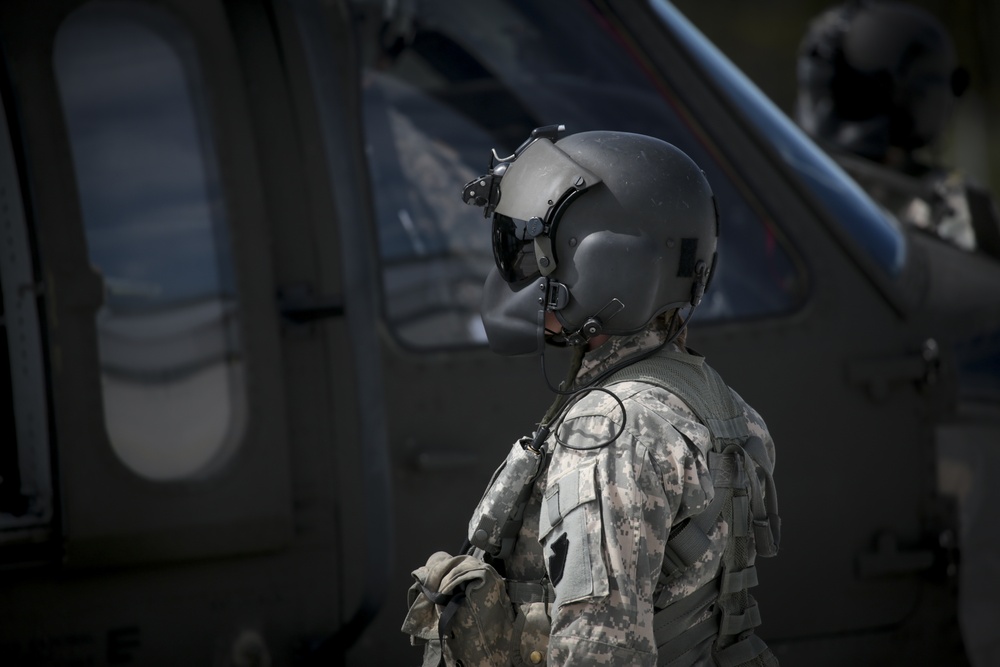 NJ Army Guard aerial gunnery training