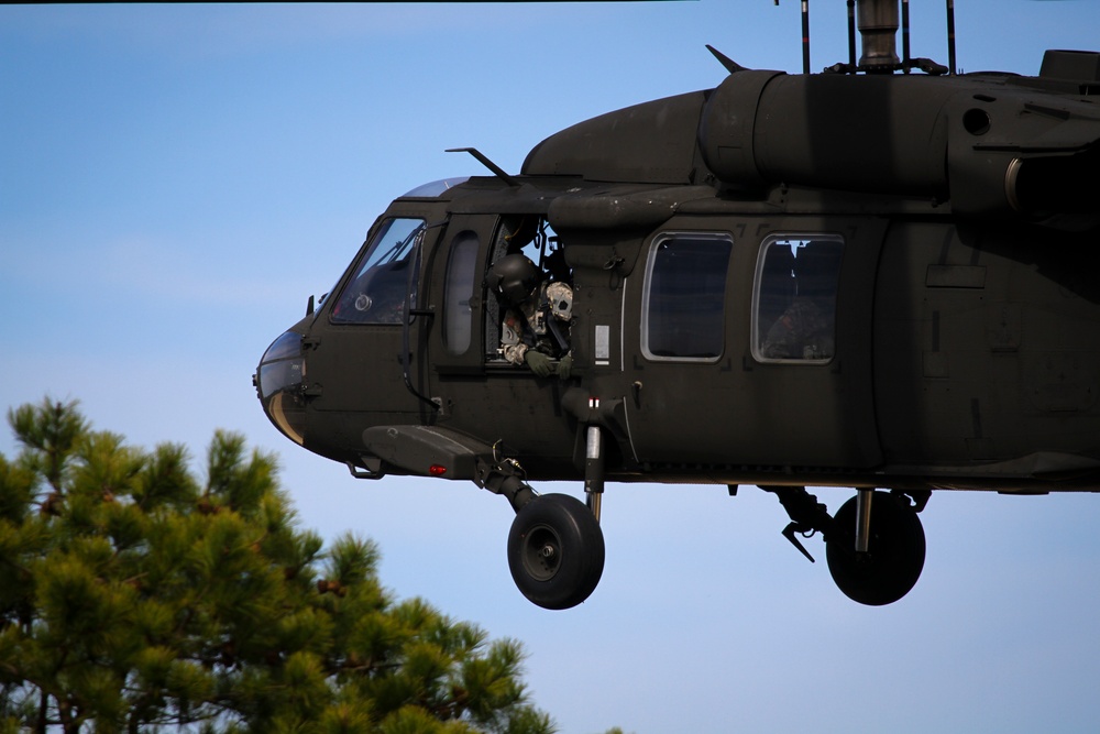 NJ Army Guard aerial gunnery training