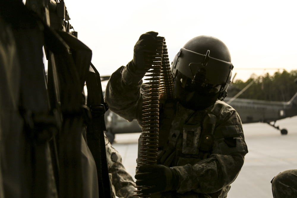 NJ Army Guard aerial gunnery training