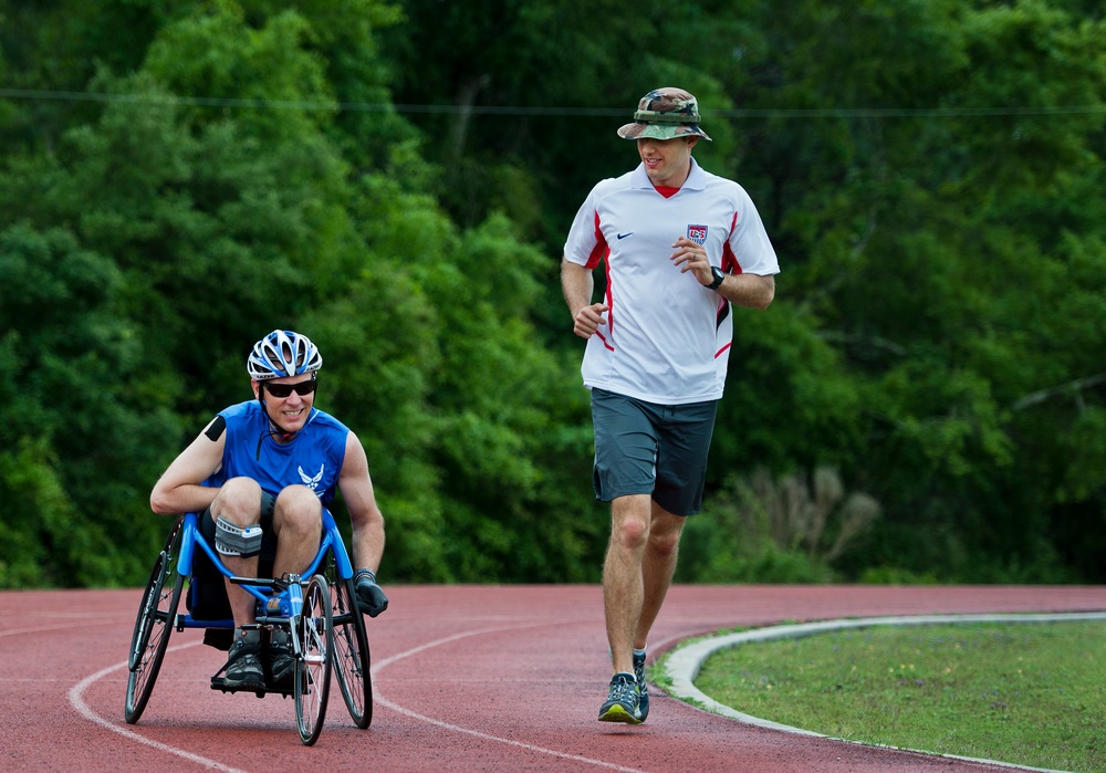 Adaptive sports camp at Eglin - Day 3