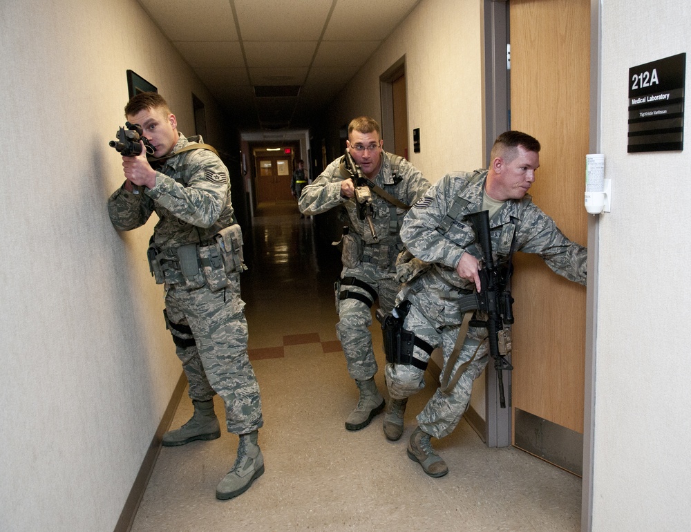 121st ARW active shooter training exercise