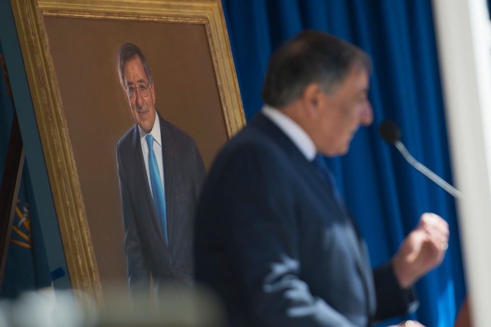Portrait unveiling for former Secretary Panetta