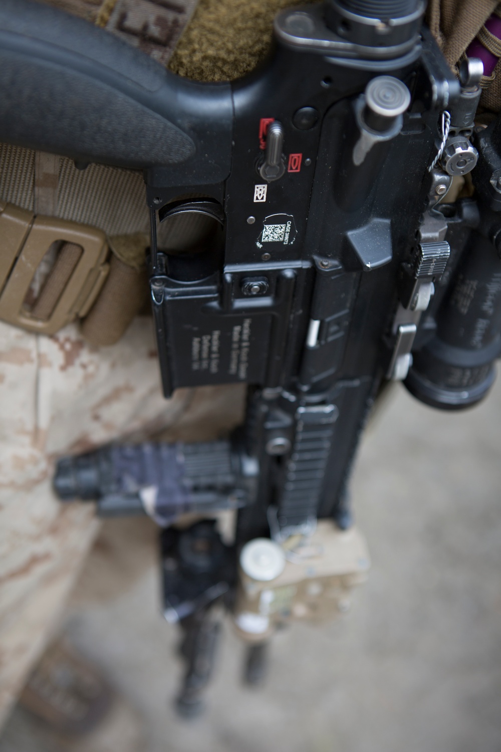 Fox Company, BLT 2/6, conducts an infantry platoon battle course