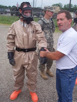 Area guardsmen receive training for disaster response