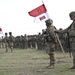 US Troopers, Romanian Land Forces and British soldiers participate in opening ceremonies for Exercise Wind Spring