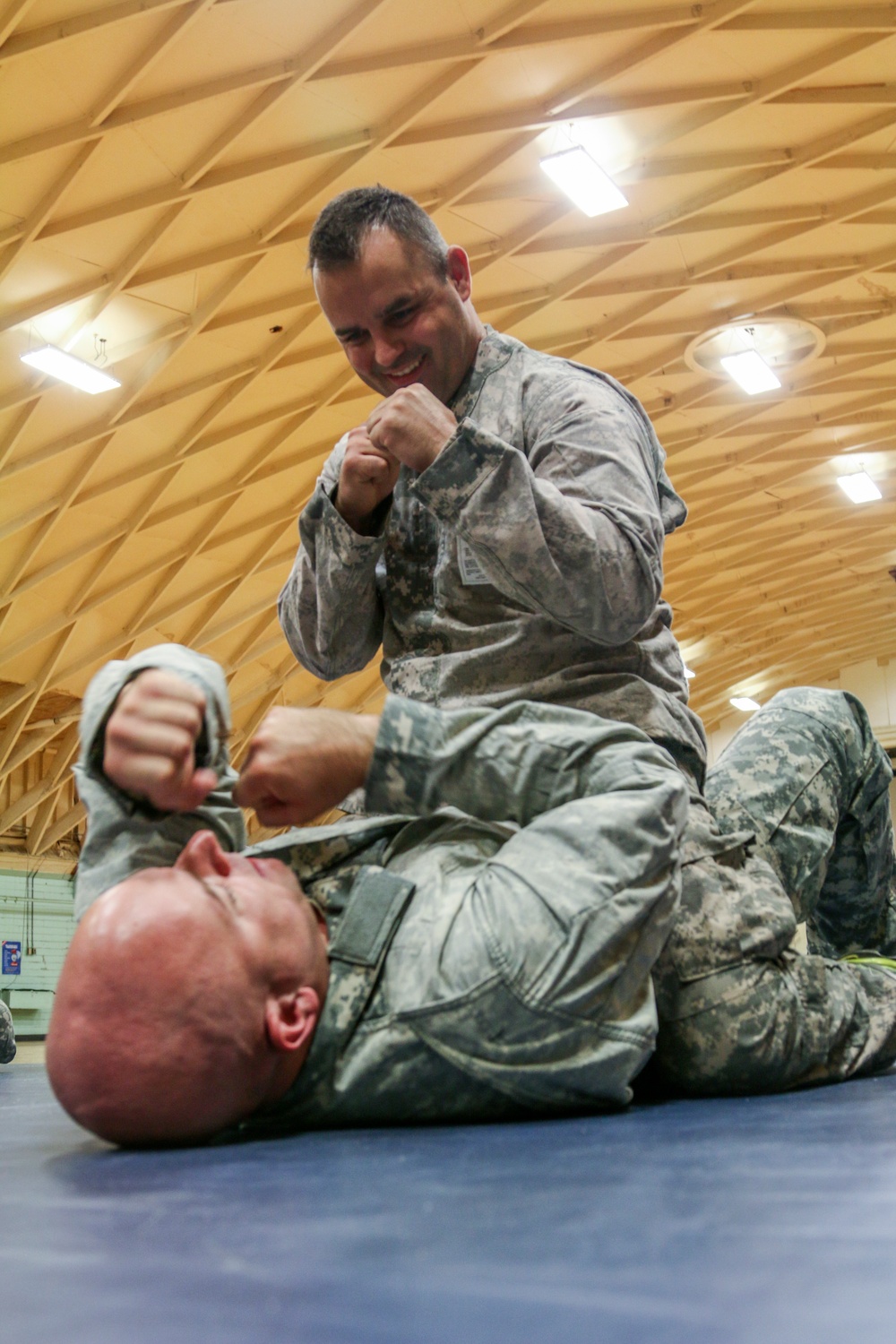 Old Hickory Soldiers conduct combatives training