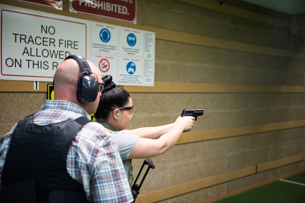 Protective Services range with M11 SIG P228 and HK MP5