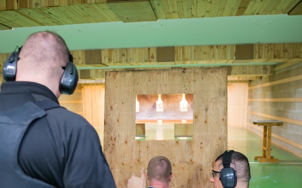 Protective Services range with M11 SIG P228 and HK MP5