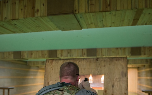 Protective Services range with M11 SIG P228 and HK MP5