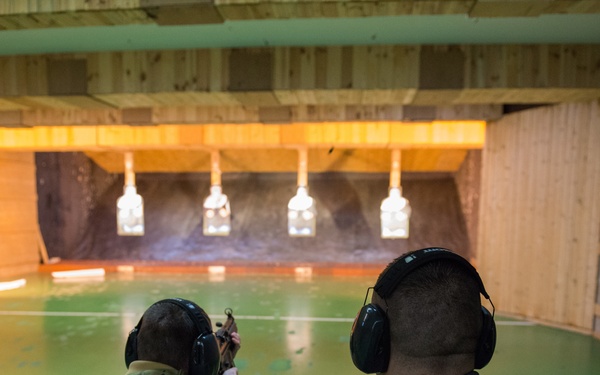 Protective Services range with M11 SIG P228 and HK MP5