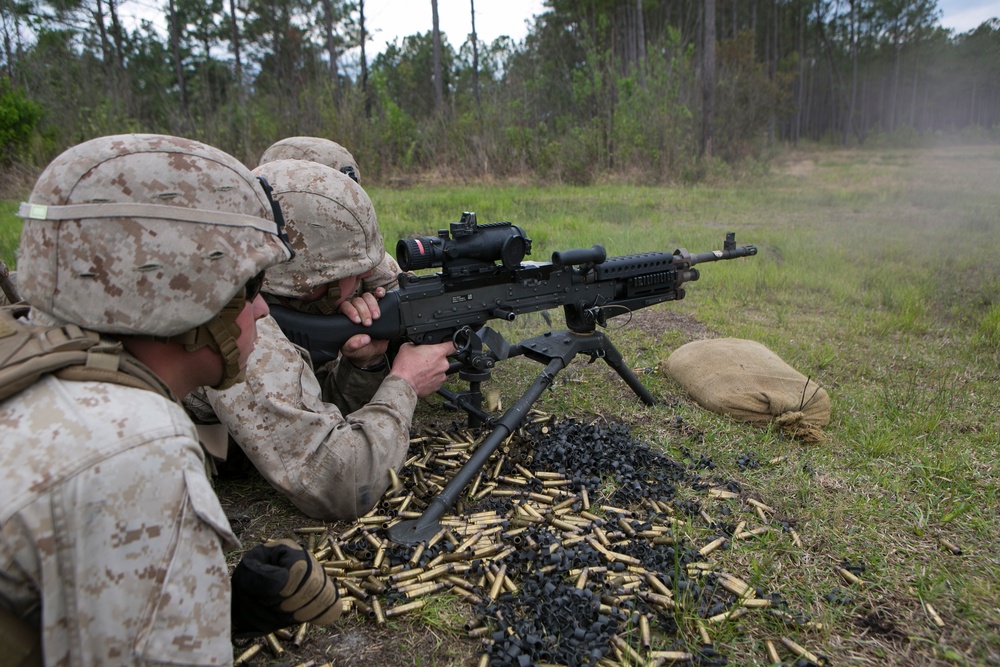 2nd LAR Battalion practices stealth, puts rounds downrange