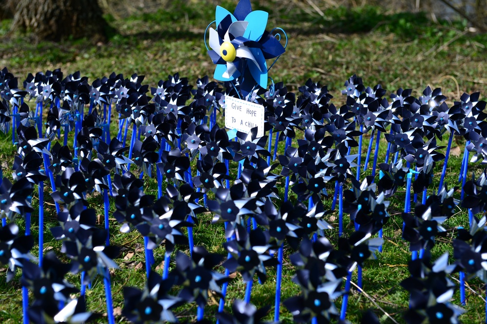 Lakenheath pinwheels honor sexual assault, child abuse survivors