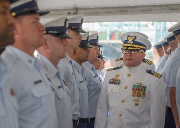Coast Guard Cutter Tampa change of command