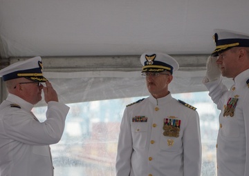 Coast Guard Cutter Tampa change of command