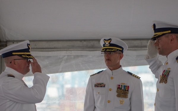 Coast Guard Cutter Tampa change of command