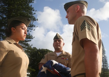 MCB Hawaii conducts quarterly colors ceremony
