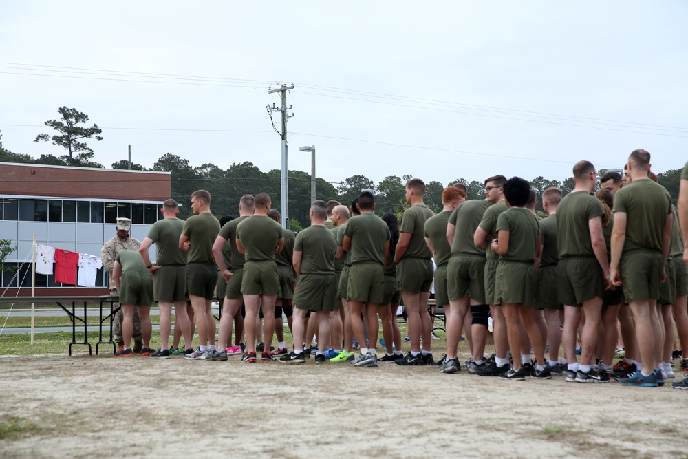 Cherry Point, 2nd MAW unite against sexual assault during 5K