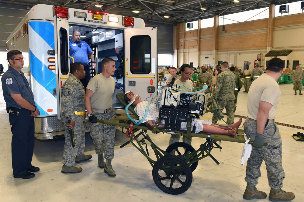 La. Air Guard hosts joint aeromedical evacuation exercise