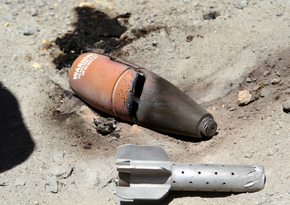 EOD renders safe unexploded ordnance