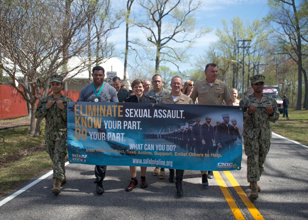 Sexual assault awareness walk