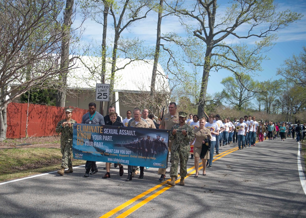 Sexual assault awareness walk