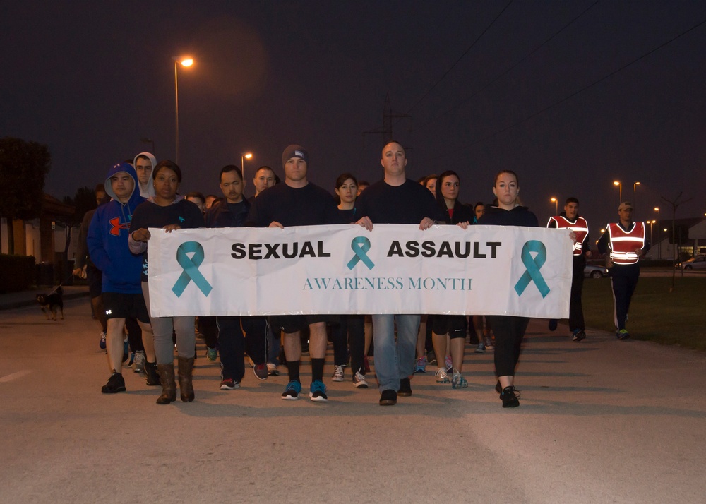 Sexual assault awareness walk