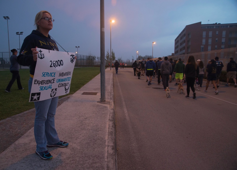 Sexual assault awareness walk