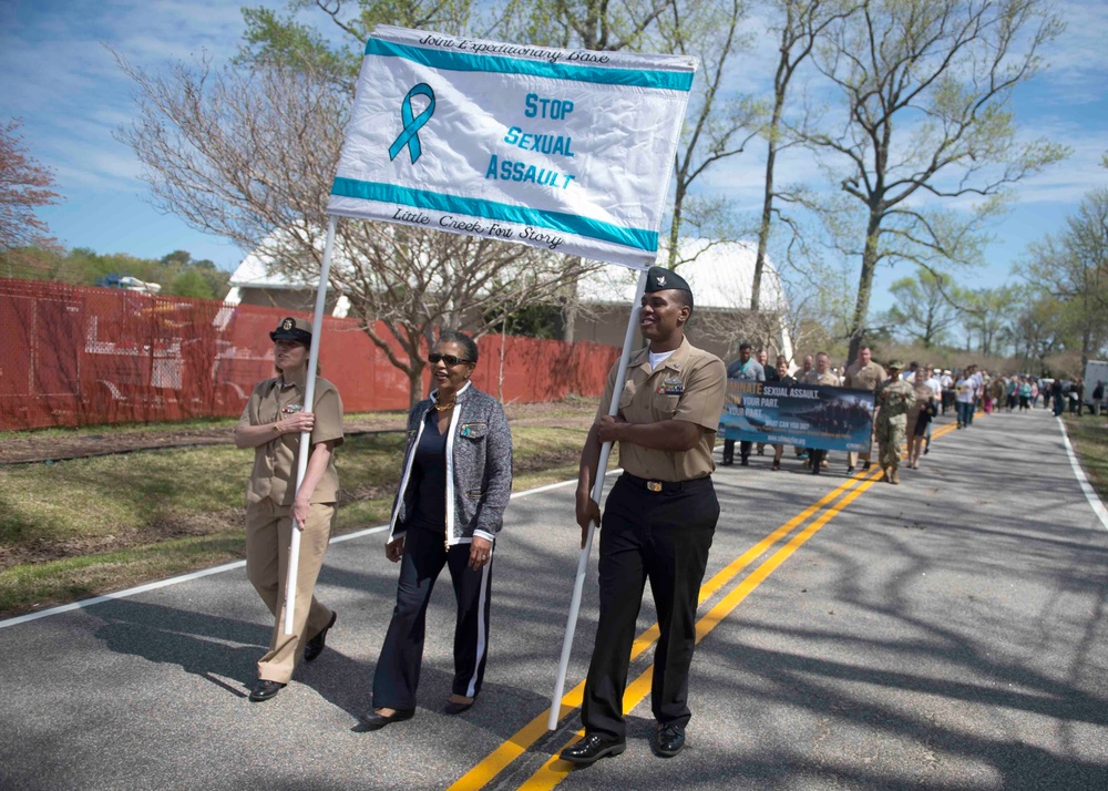 Sexual assault awareness walk