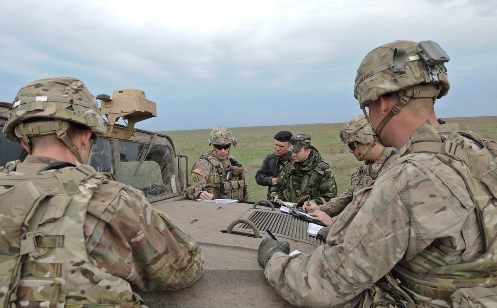 Exercise Wind Spring day two: Mounted combined arms rehearsal