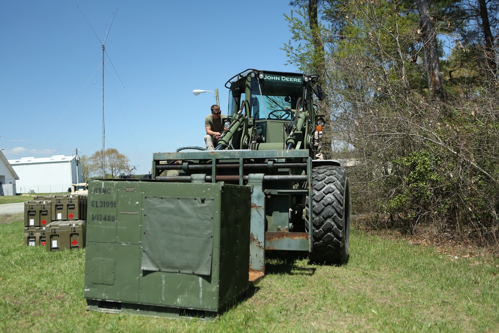 Battalion Aid Station setup