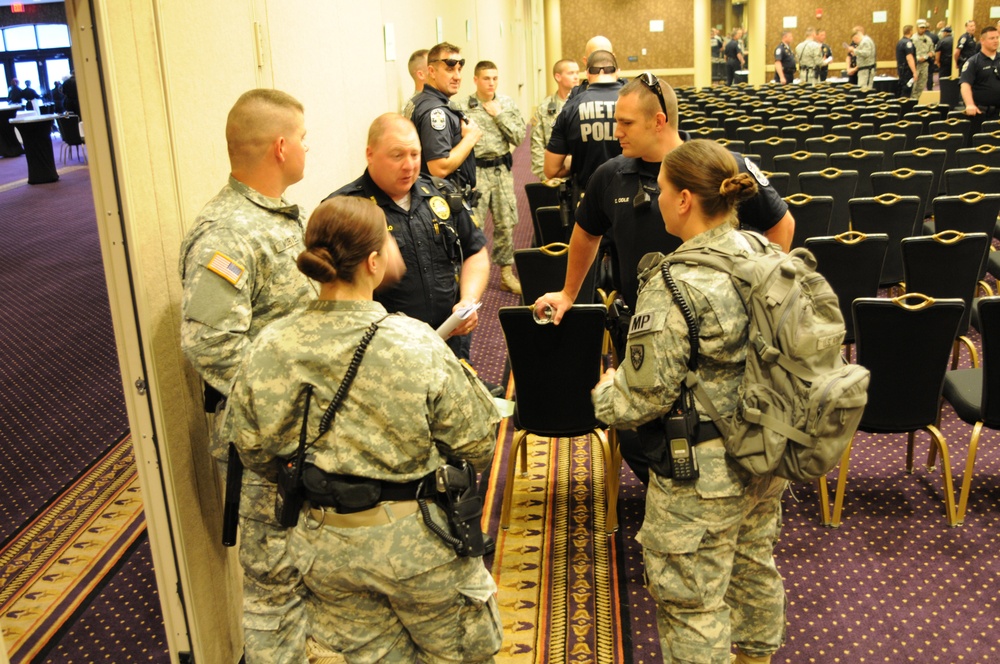 Louisville's finest: 223rd Military Police augments LMPD at 25th Thunder