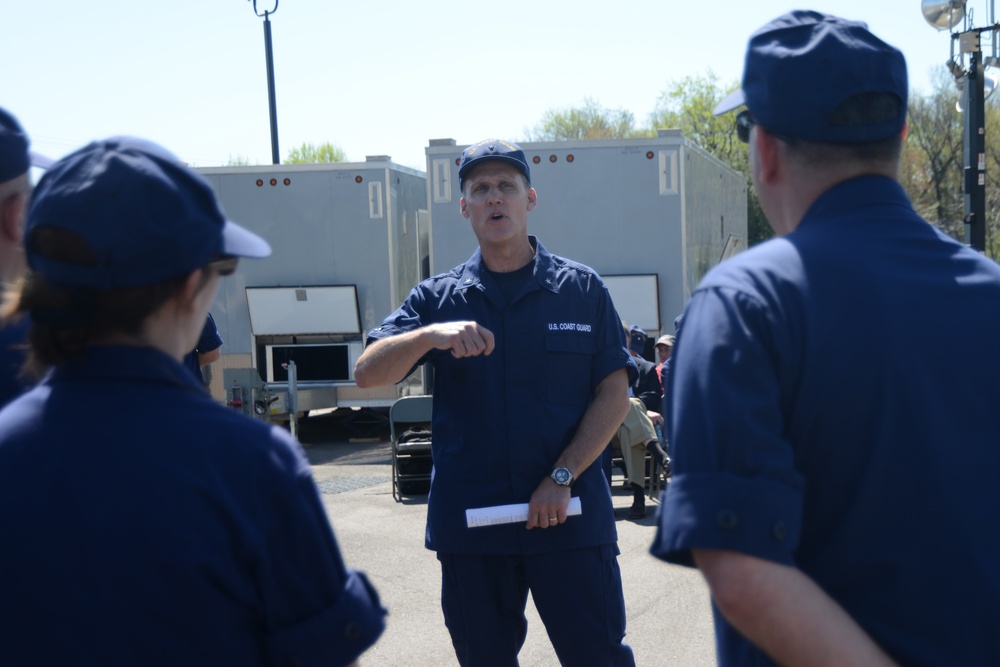 USCG Rear Adm. Heinz visits