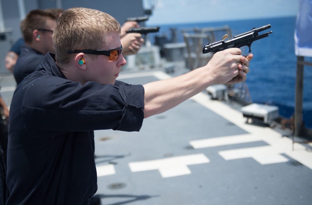 USS Shiloh on patrol