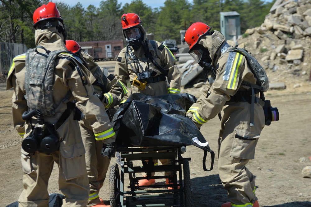 New York and New Jersey Guard troops train to respond to attacks