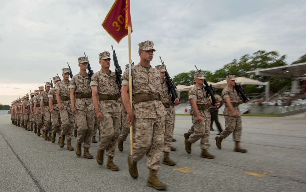 Parris Island recruits evaluated in Marine Corps Drill