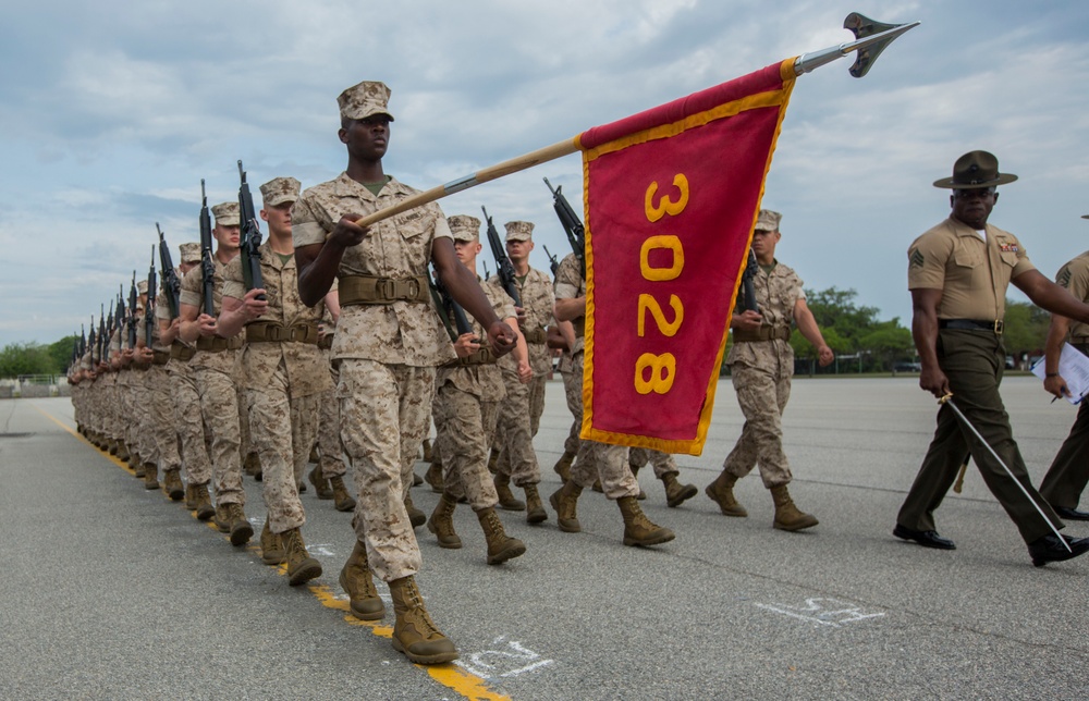 Parris Island recruits evaluated in Marine Corps Drill